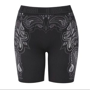 Wolford OM Black Biker Shorts (XS)